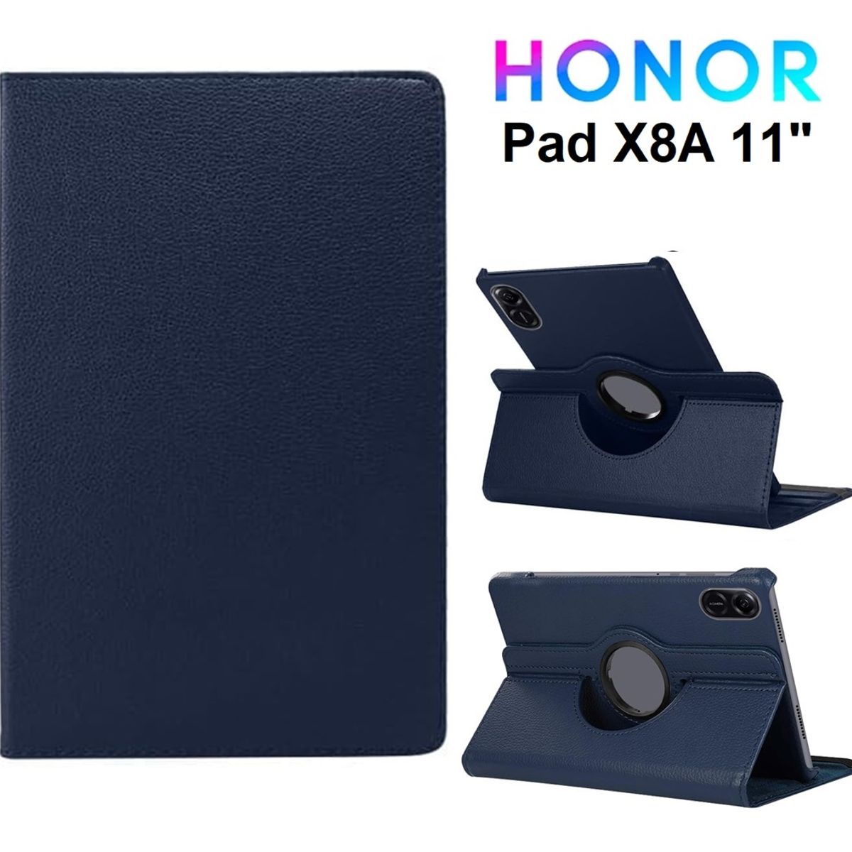 GENERICO - Funda Giratoria para Honor Pad X8A 11 Case de Cuero Protector 360°
