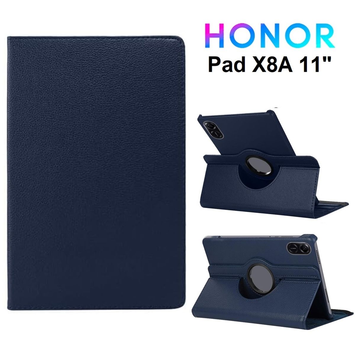 GENERICO - Funda Giratoria para Honor Pad X8A 11 Case de Cuero Protector 360°