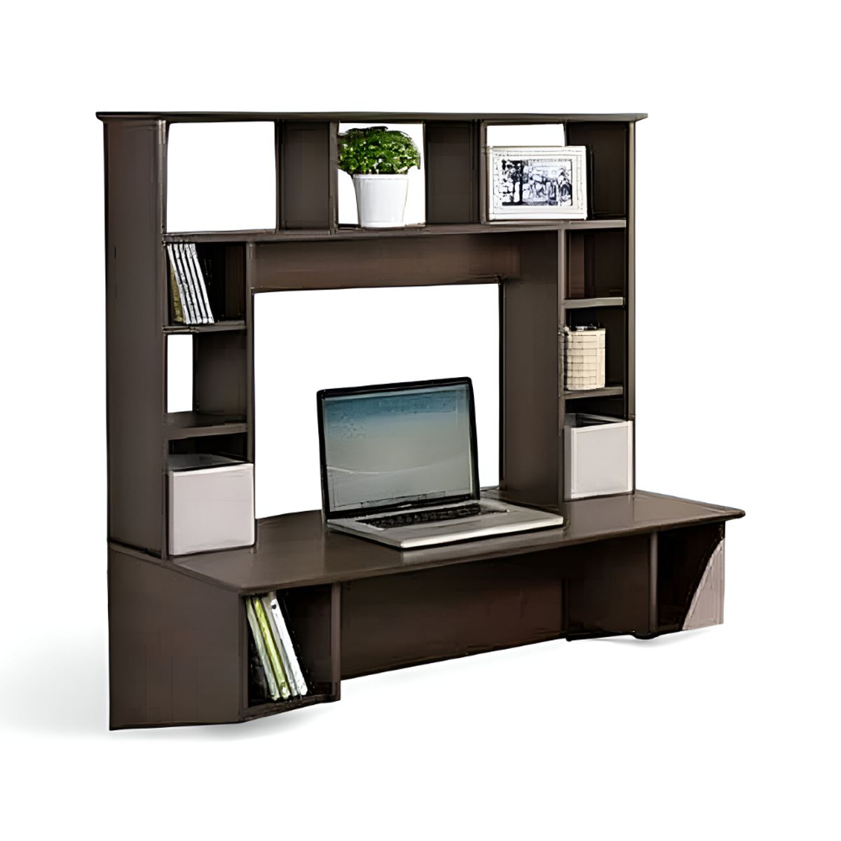 HOGAR & SPACIOS - HYS ESCRITORIO CANEL MARRON OSCURO