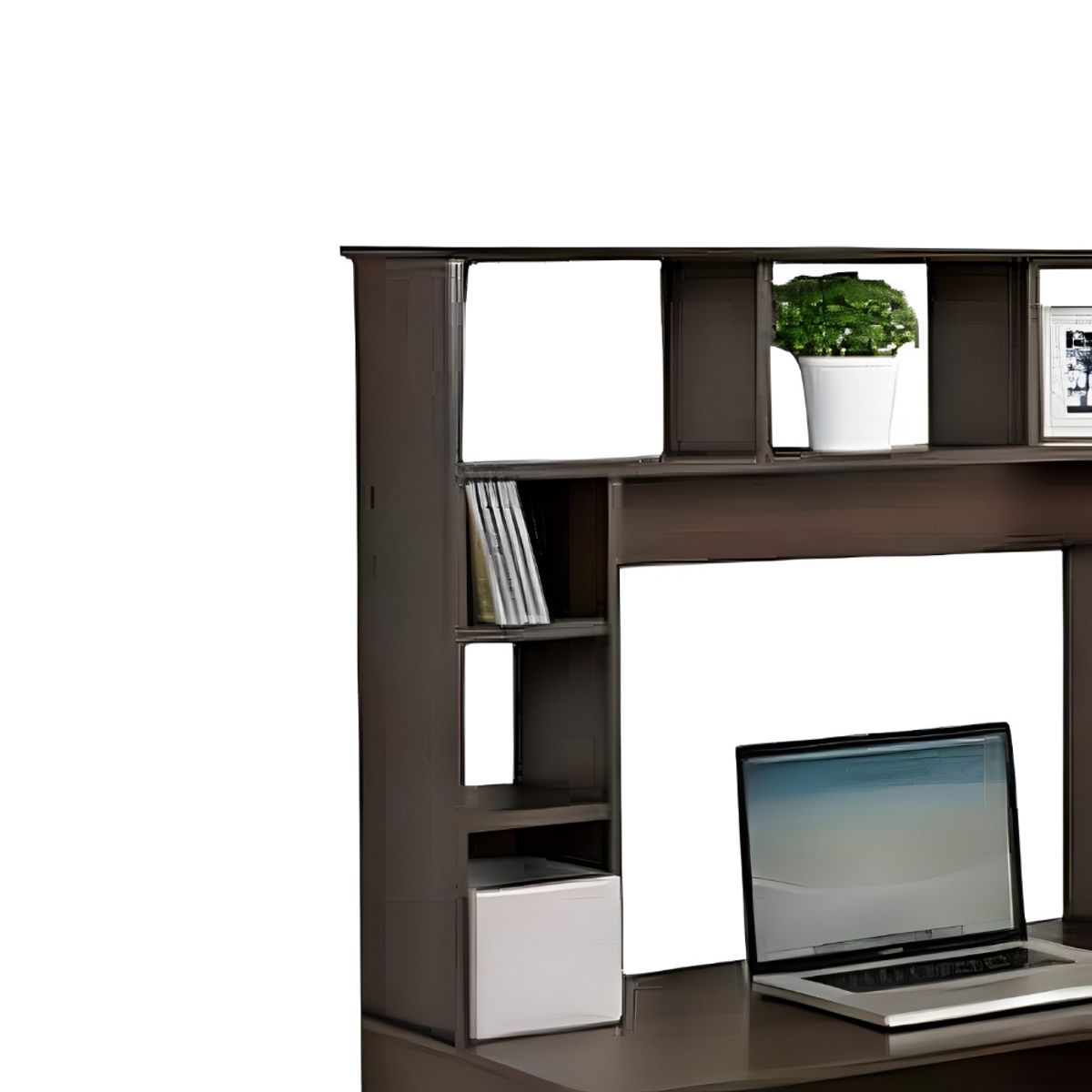 HOGAR & SPACIOS - HYS ESCRITORIO CANEL MARRON OSCURO