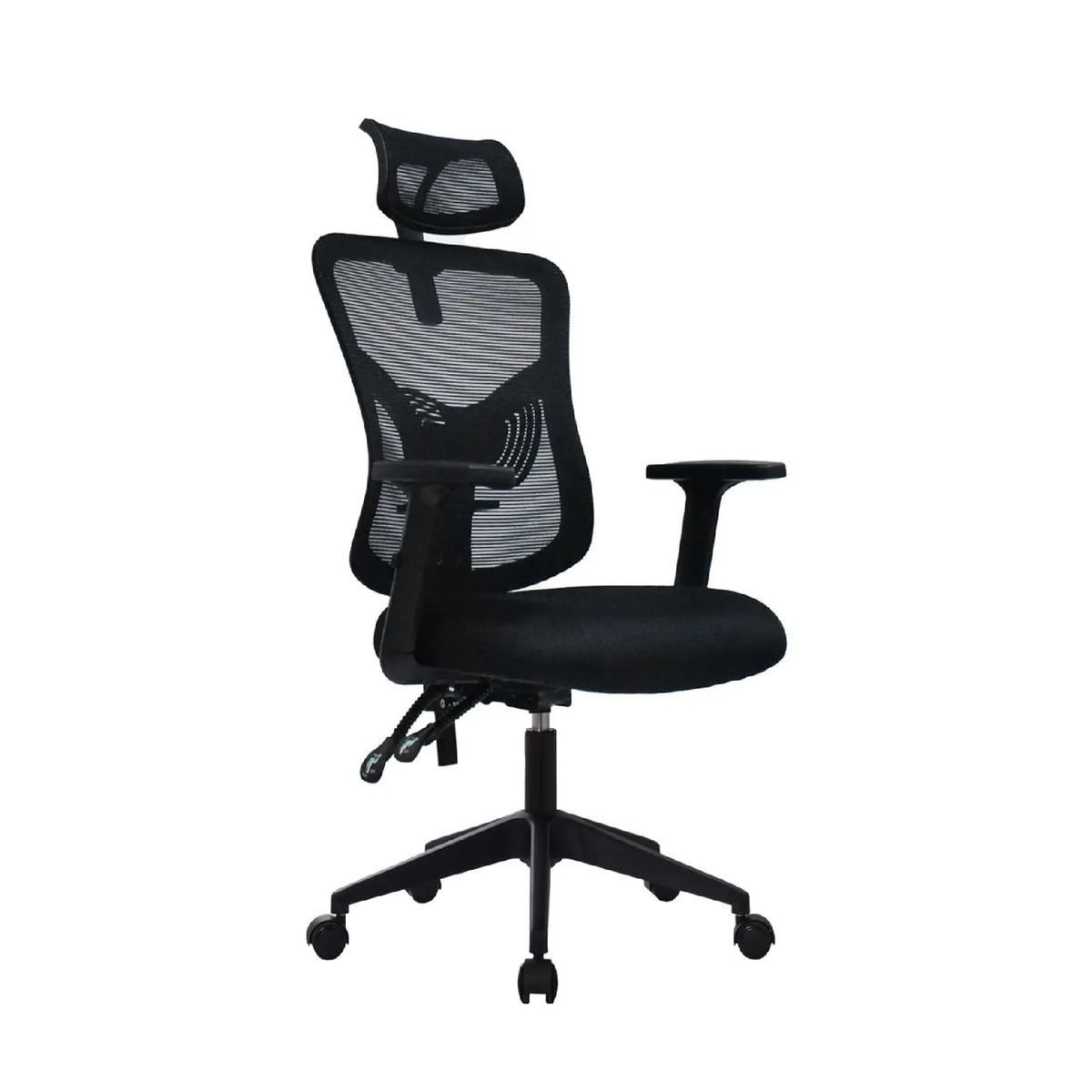 MOBELART - Silla de Oficina Presidente Fone Ultra BN Negro Ergonómica möbelArt