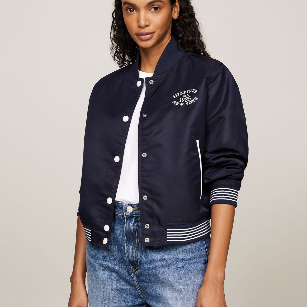 TOMMY HILFIGER - CASACA NON-PADDED VARSITY BOMBER JACK