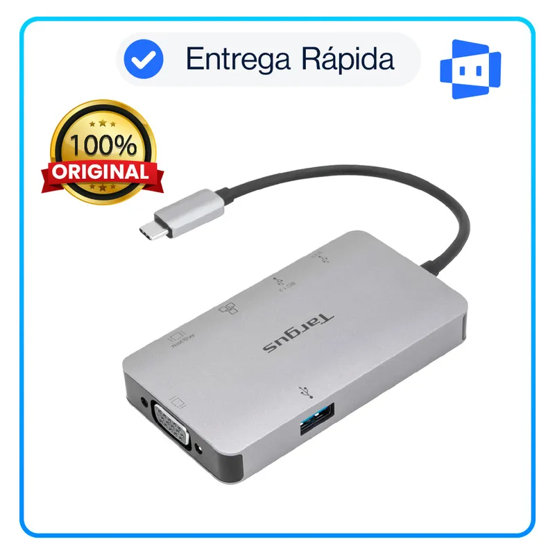 TARGUS - Docking Station Targus USB-C HDMI VGA Red USB 3.0 Power Delivery 100W