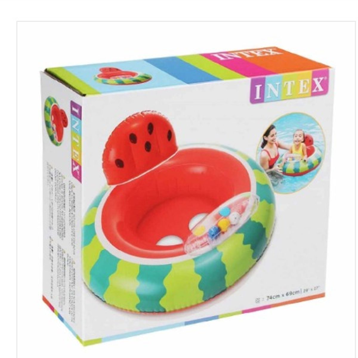 Intex - Andadera Salvavidas Sandía Bebe Intex