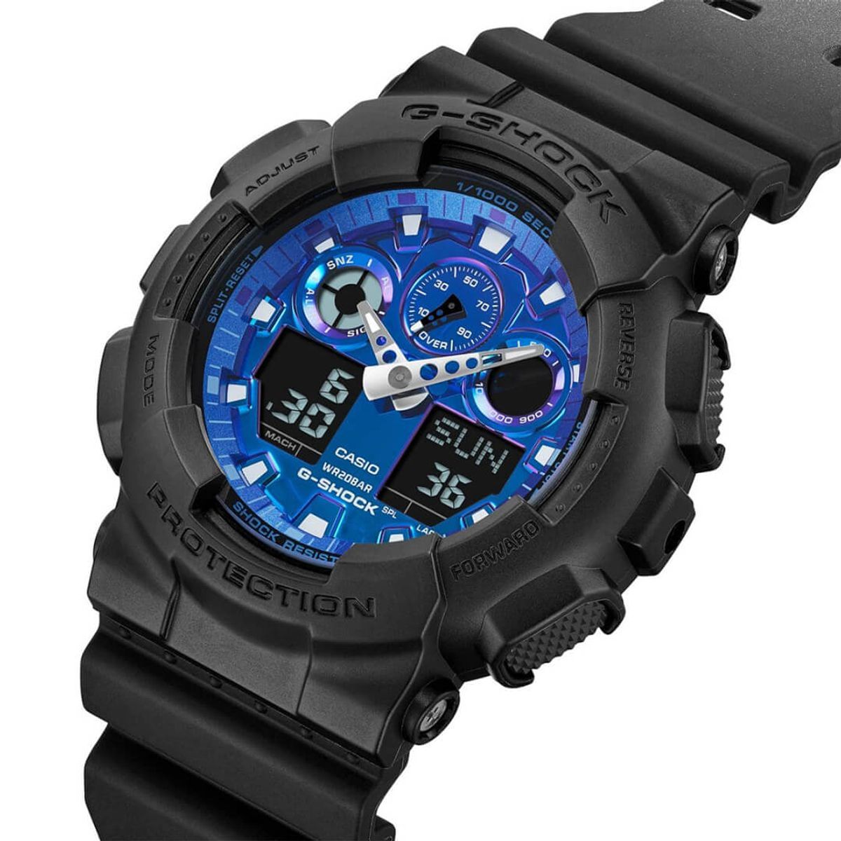 G-SHOCK - Reloj G shock GA-100FL-1A Resina Negro