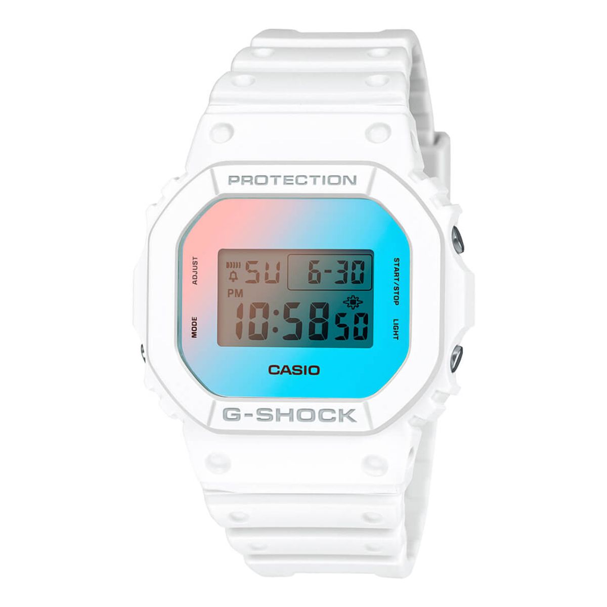 G-SHOCK - Reloj G Shock DW-5600TL-7 Resina Blanco Hombre