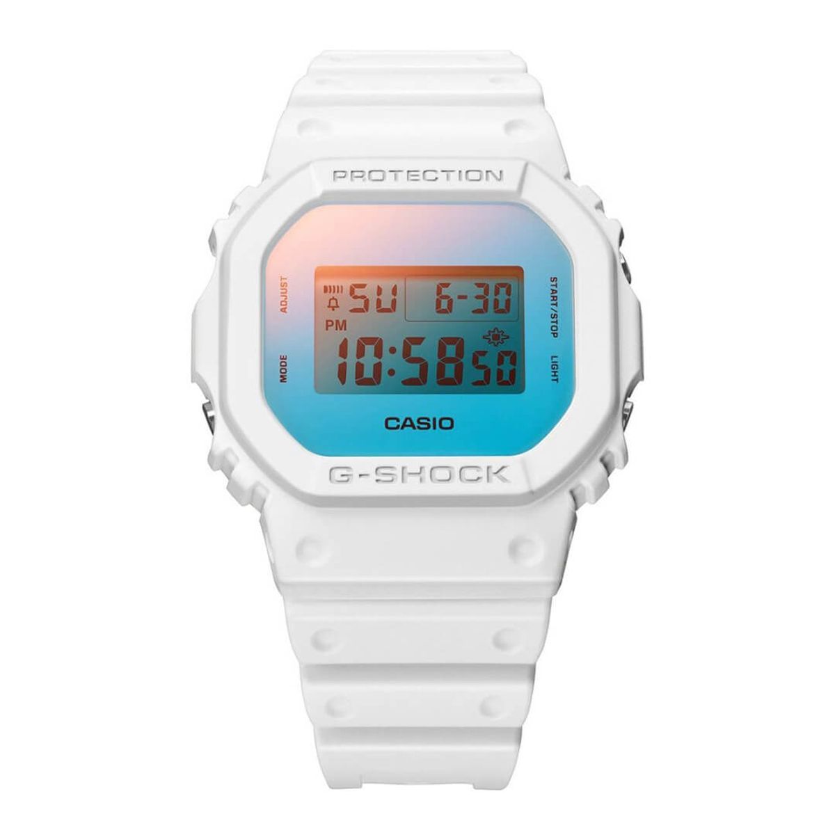 G-SHOCK - Reloj G Shock DW-5600TL-7 Resina Blanco Hombre