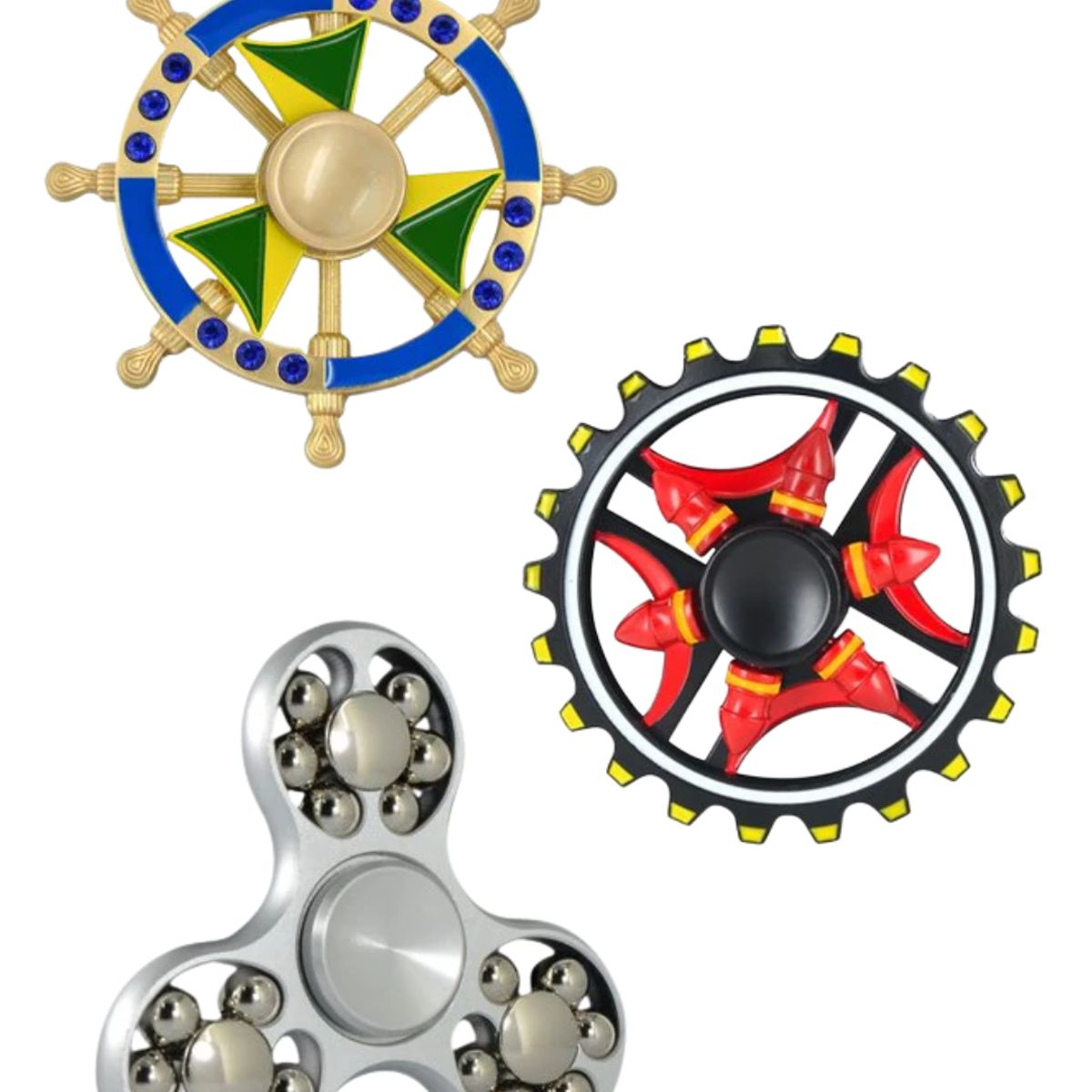 GENERICO - Spinner Metal Multicolores 3
