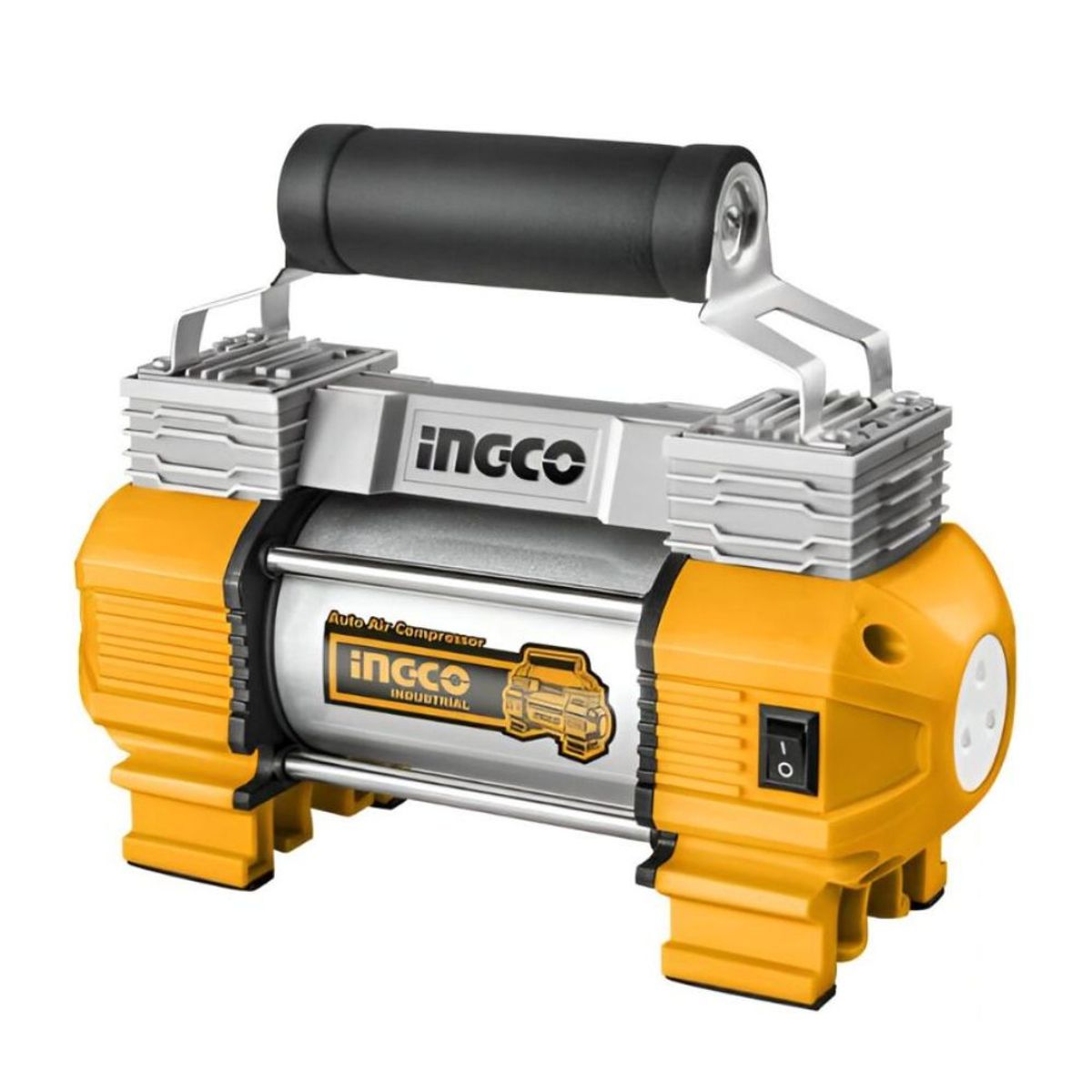 INGCO TOOLS - Compresor de aire 12V + Atornillador Inal 4V CSDLI0402 Ingco