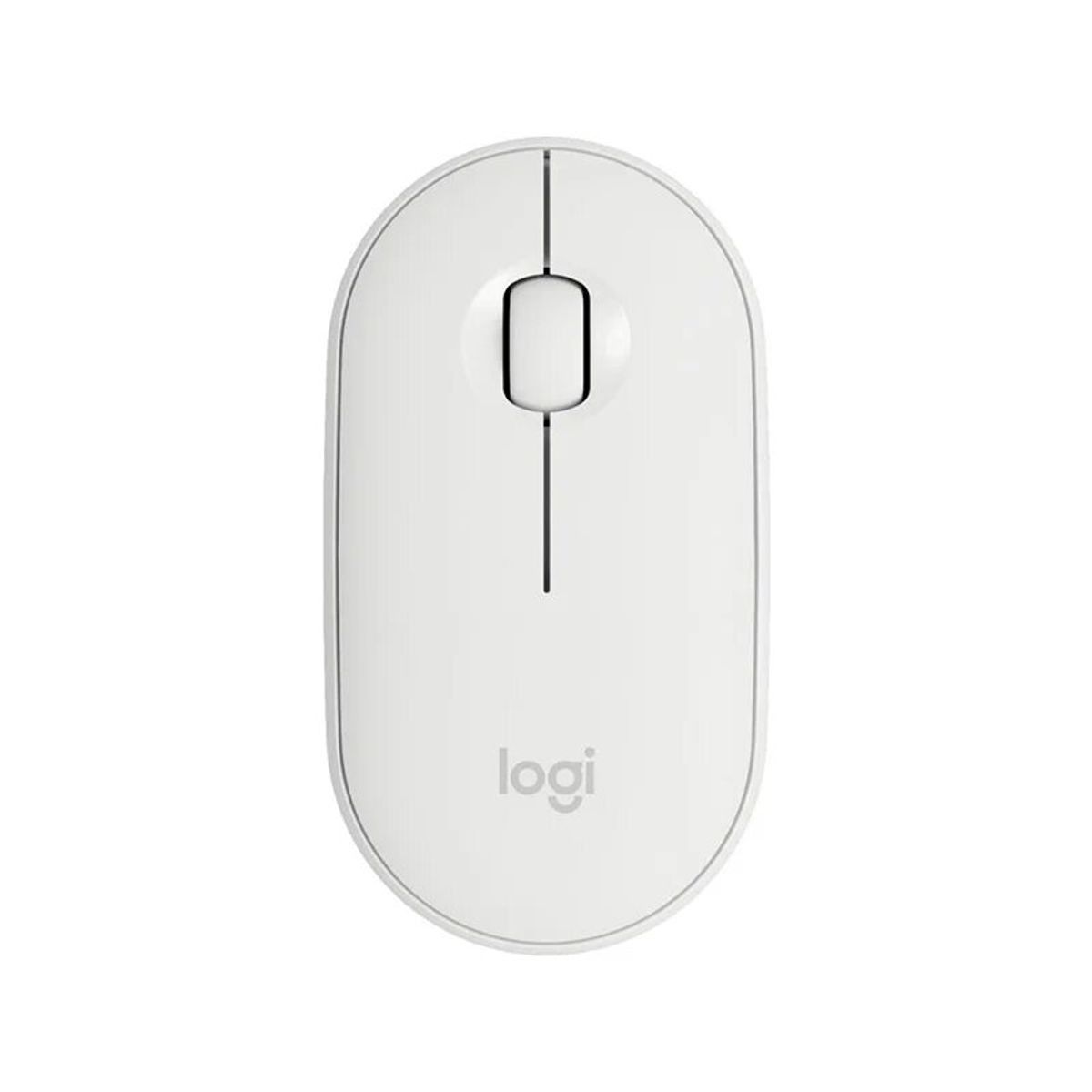 LOGITECH - Mouse Inalámbrico Logitech M350s Pebble Mouse BLANCO