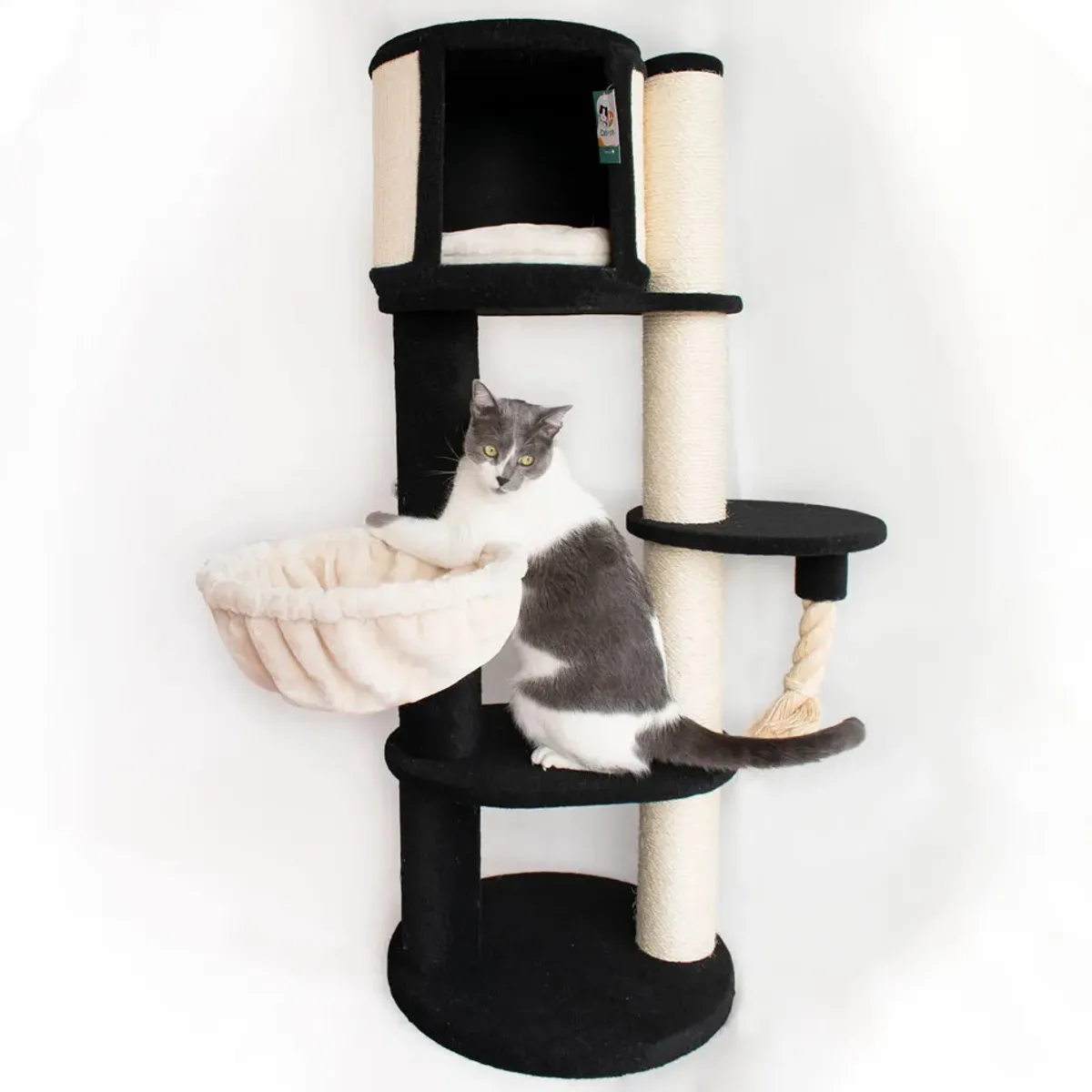 CAT OH - Rascador Para Gatos Salem Cat  De madera y sisal