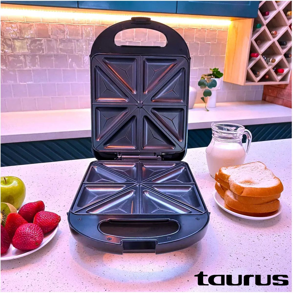 TAURUS - Sandwichera Taurus 4 Panes Mega Toast