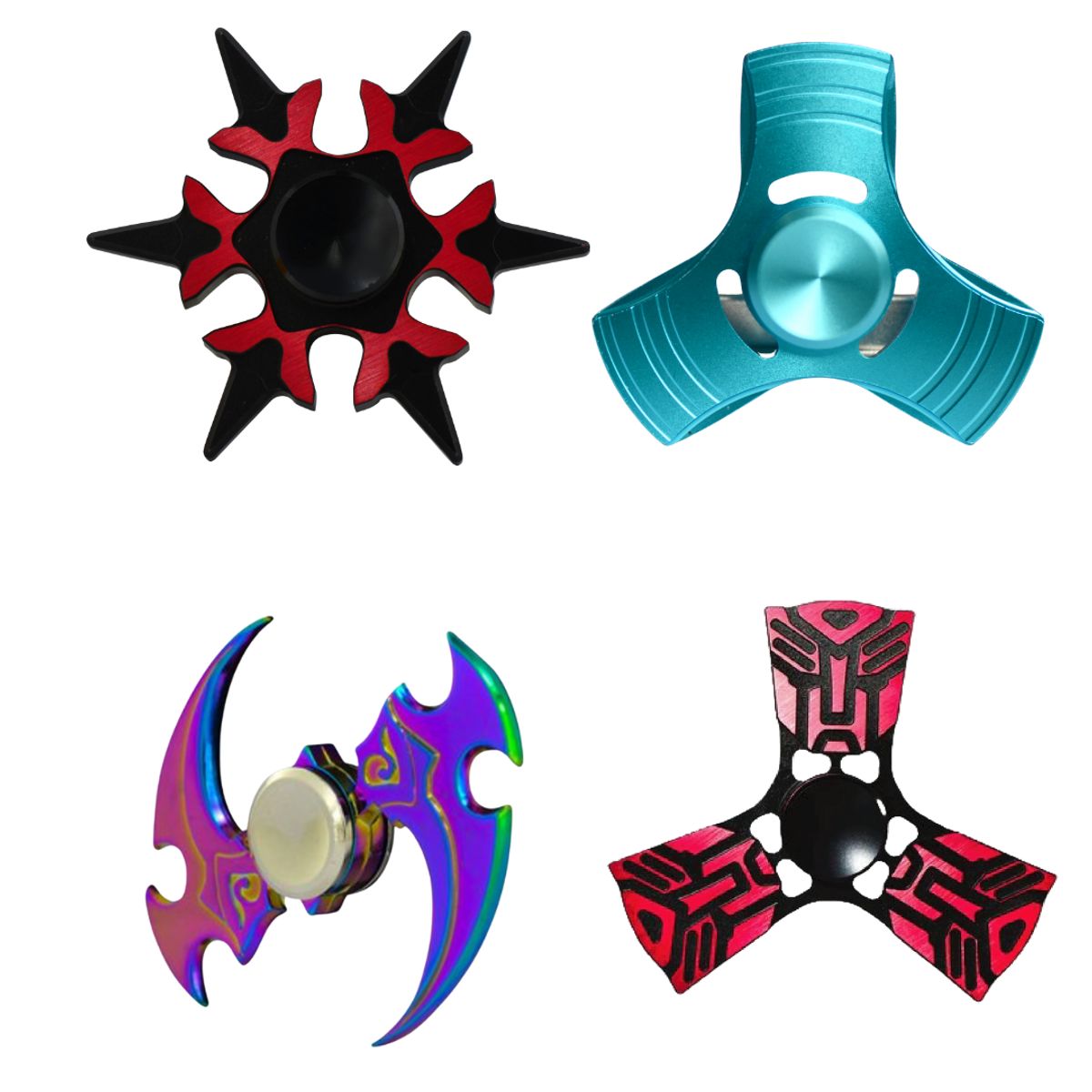 GENERICO - Spinner Ninja Tornasol y de Metal