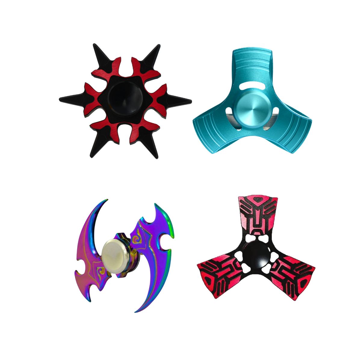 GENERICO - Spinner Ninja Tornasol y de Metal