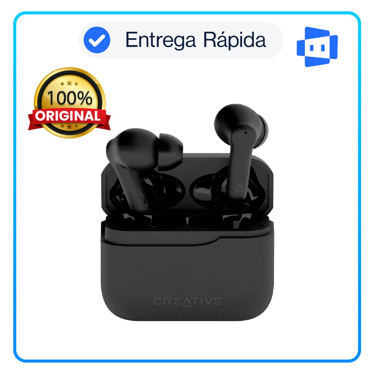 CREATIVE - Audífono con micrófono Creative Zen Air 2 / SXFI Ready / IPX4 Black