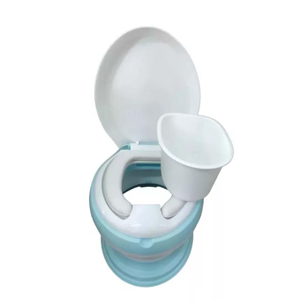 GENERICO - Pack4 Inodoro con Base en Celeste Y+Banderitas Adhesivas