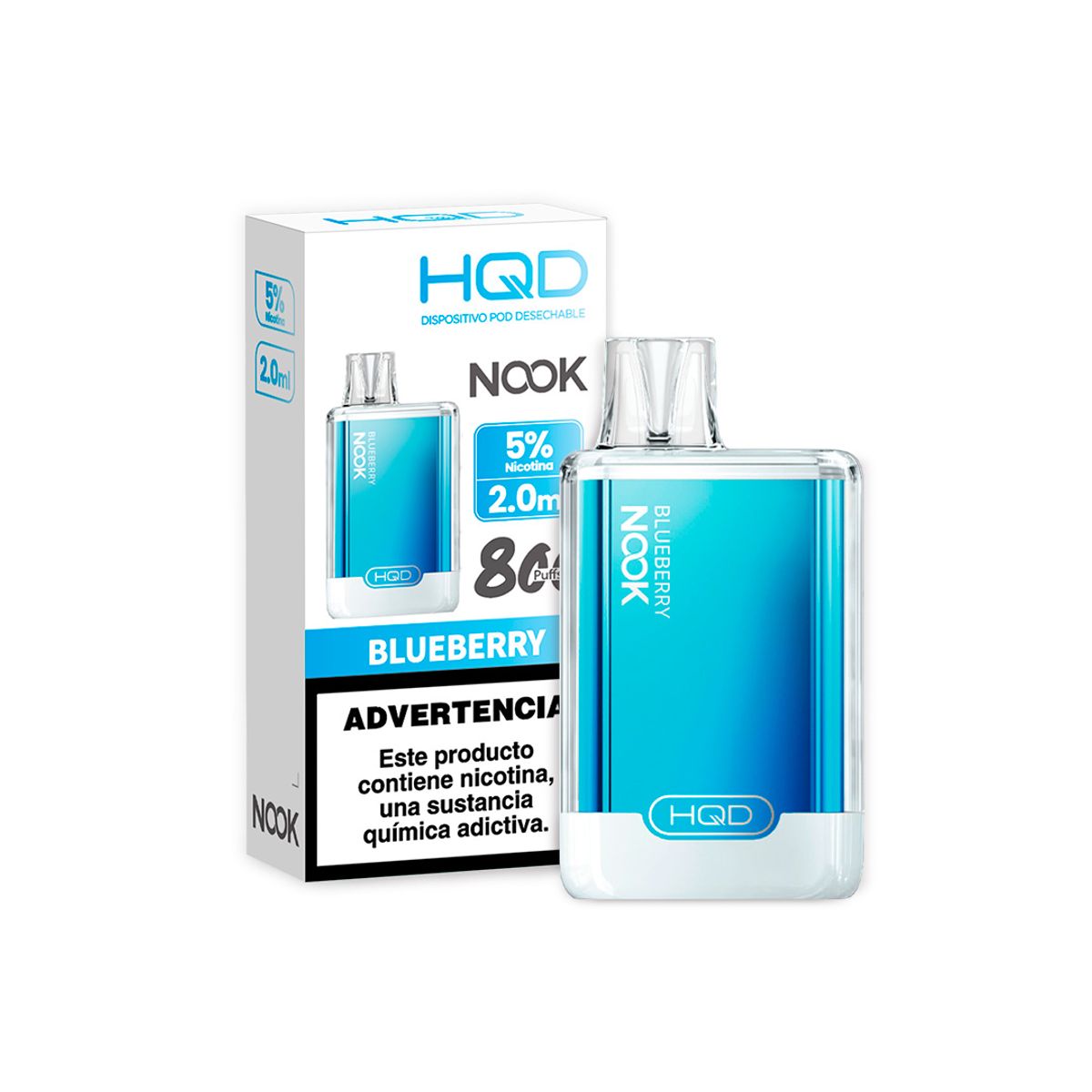 VAPE STATION - Vape HQD Nook 800 Puffs – Blueberry