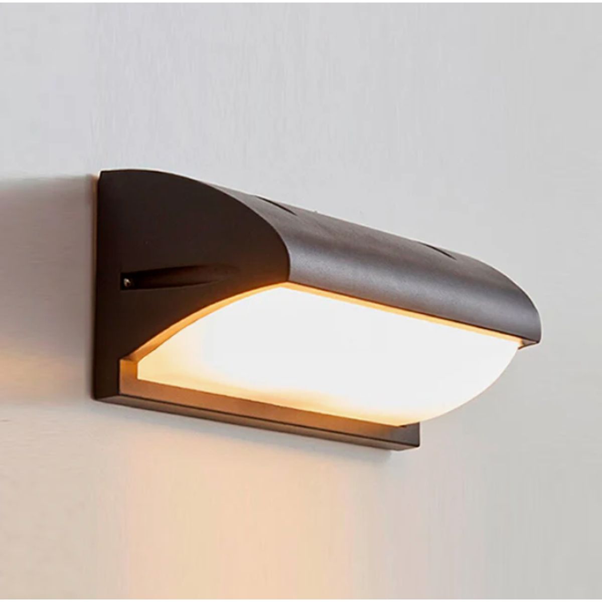 GENERICO - Aplique Lampara de Exterior Led 12W Luz Calida