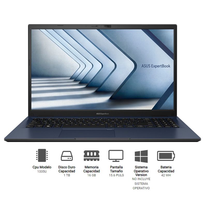 ASUS - Notebook Asus - Core I5-13 - 16gb RAM - 1tb SSD - Pantalla 156 - FreeDos