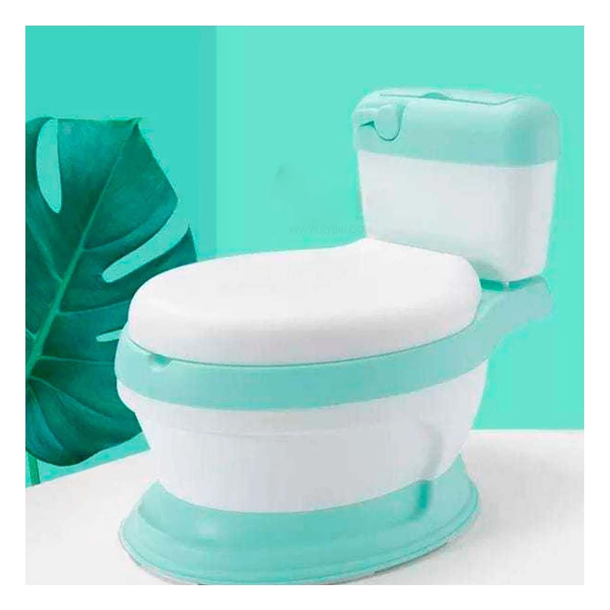 GENERICO - Inodoro Infantil de Aprendizaje para Ninos en Color Verde