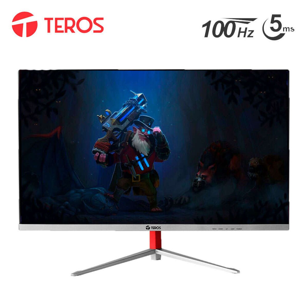 TEROS - Monitor Gamer Curvo Teros 24 FHD 100Hz 5ms - HDMIVGA