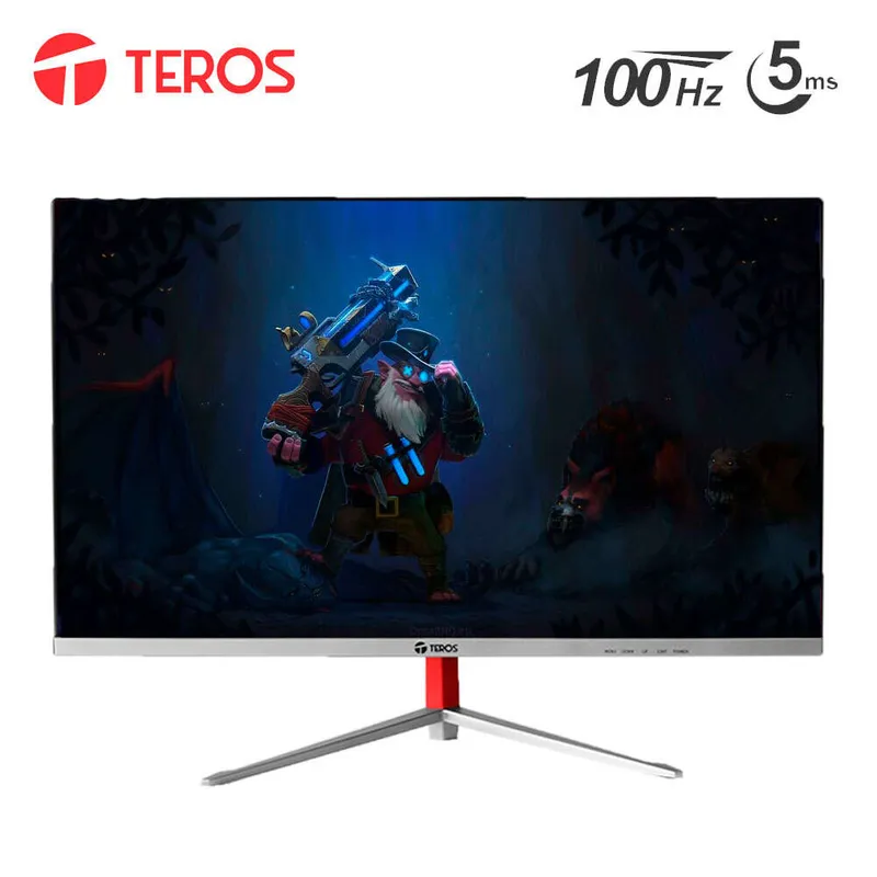 TEROS - Monitor Gamer Curvo Teros 24 FHD 100Hz 5ms - HDMIVGA
