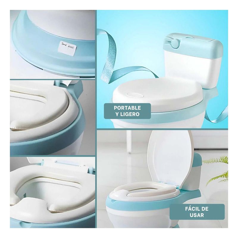 GENERICO - Pack3 Bacin con Alta Calidad Tono Celeste Y+Papel de Regalo