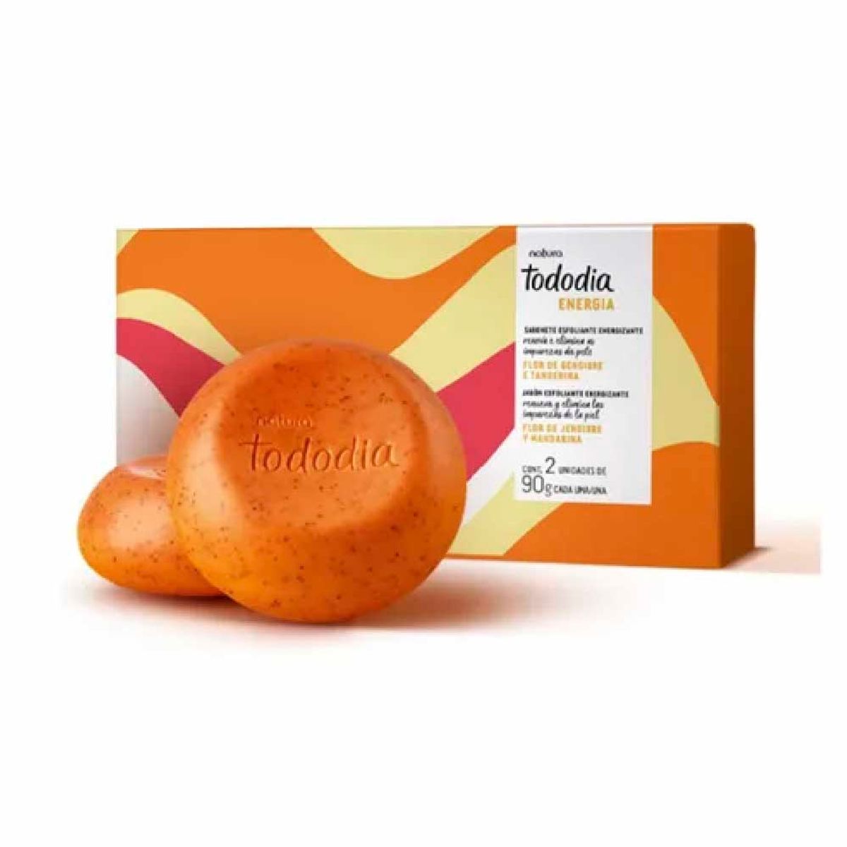 NATURA - Tododia Jabón exfoliante Flor de jengibre y mandarina 02 und Natura ekos