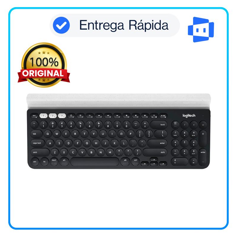 LOGITECH - Teclado Logitech K780 Wireless multidispositivo con soporte integrado