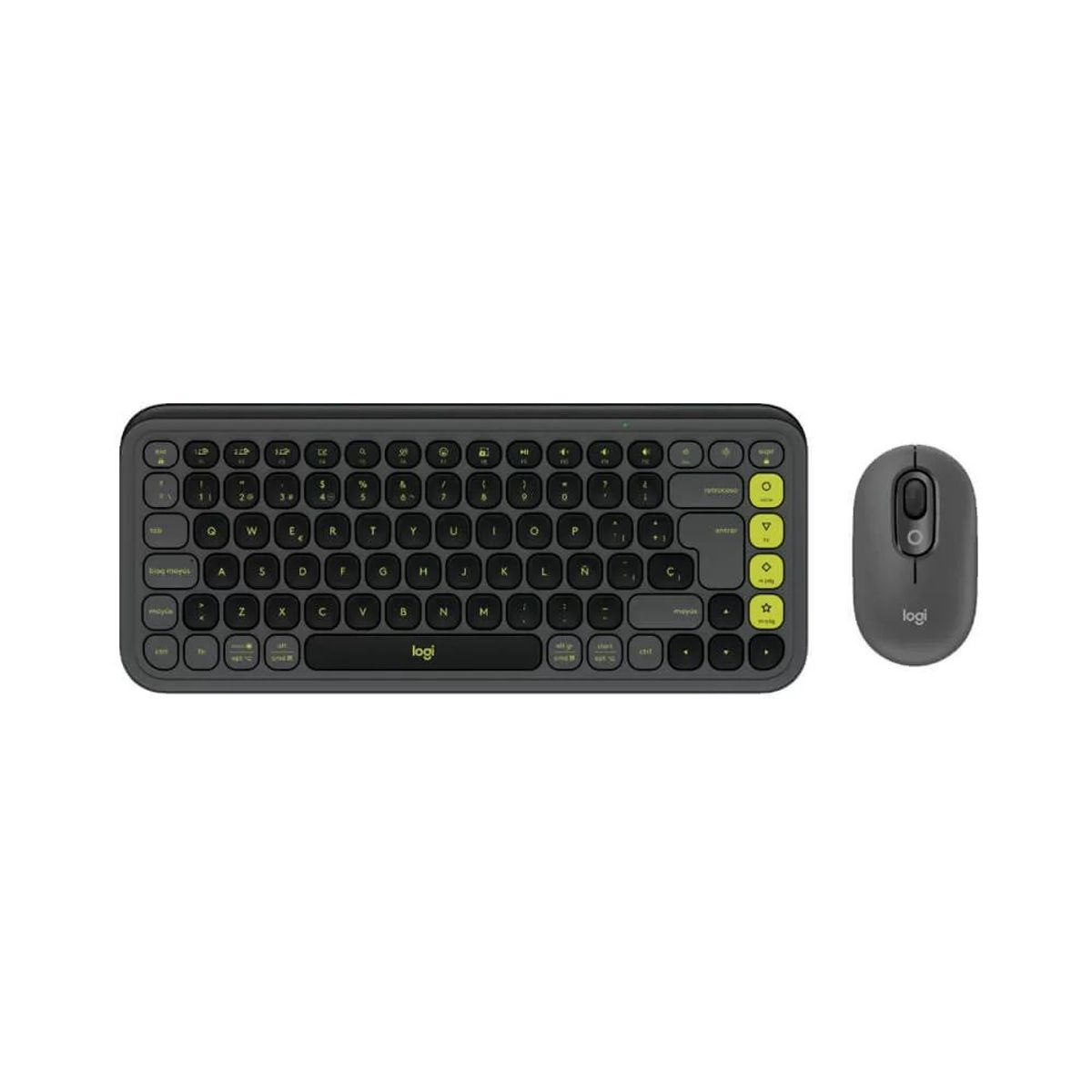LOGITECH - TECLADO+MOUSE LOGITECH POP ICON BLUETOOTH
