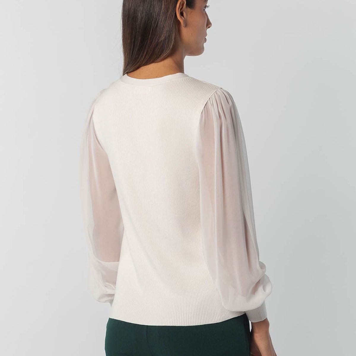 CALVIN KLEIN - SWEATER V-NK CARDI W/BTTNS