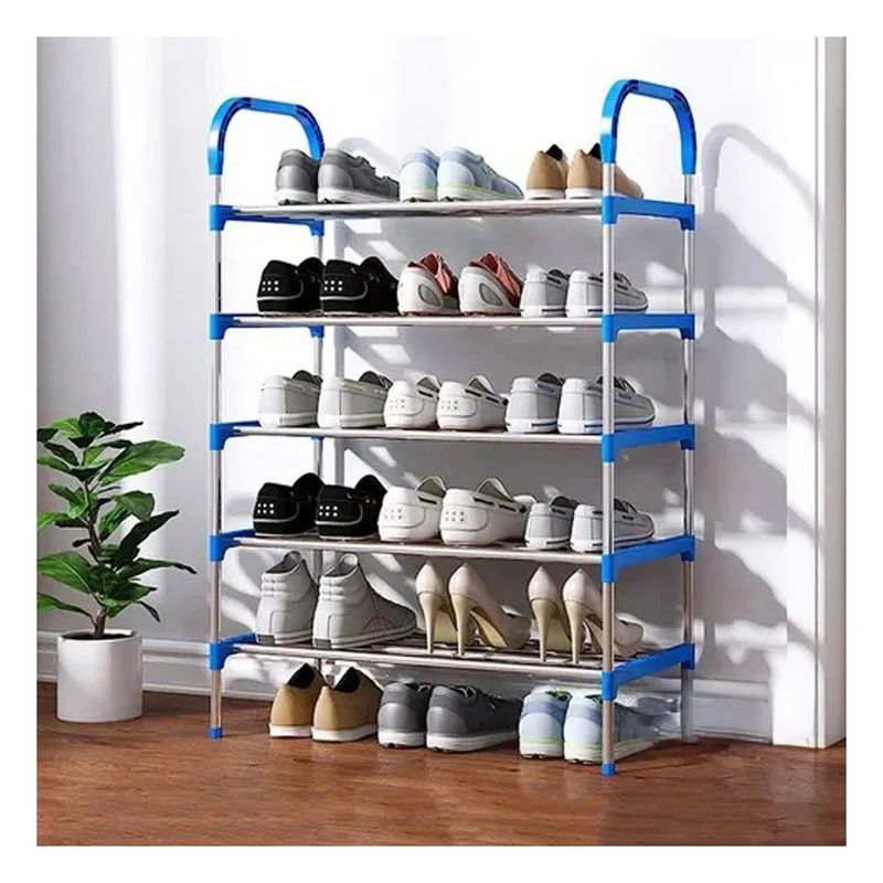 GENERICO - Pack3 Organizador Compacto de 5 en Celeste Y+Papel de Regalo