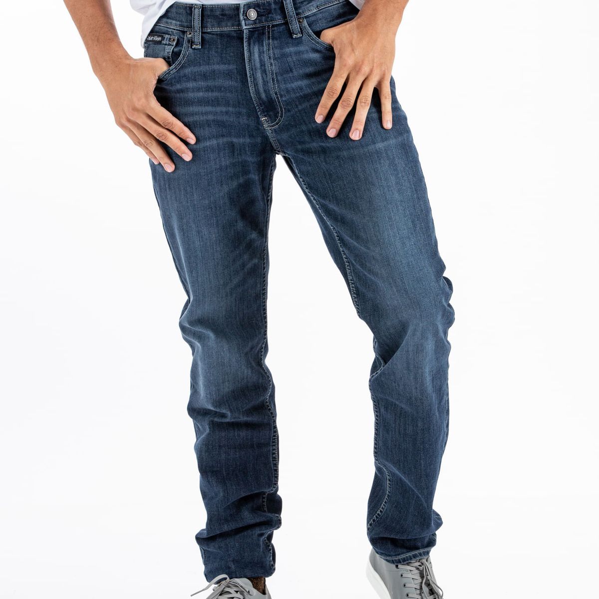 CALVIN KLEIN - JEAN SLIM LUSTER HS JEAN