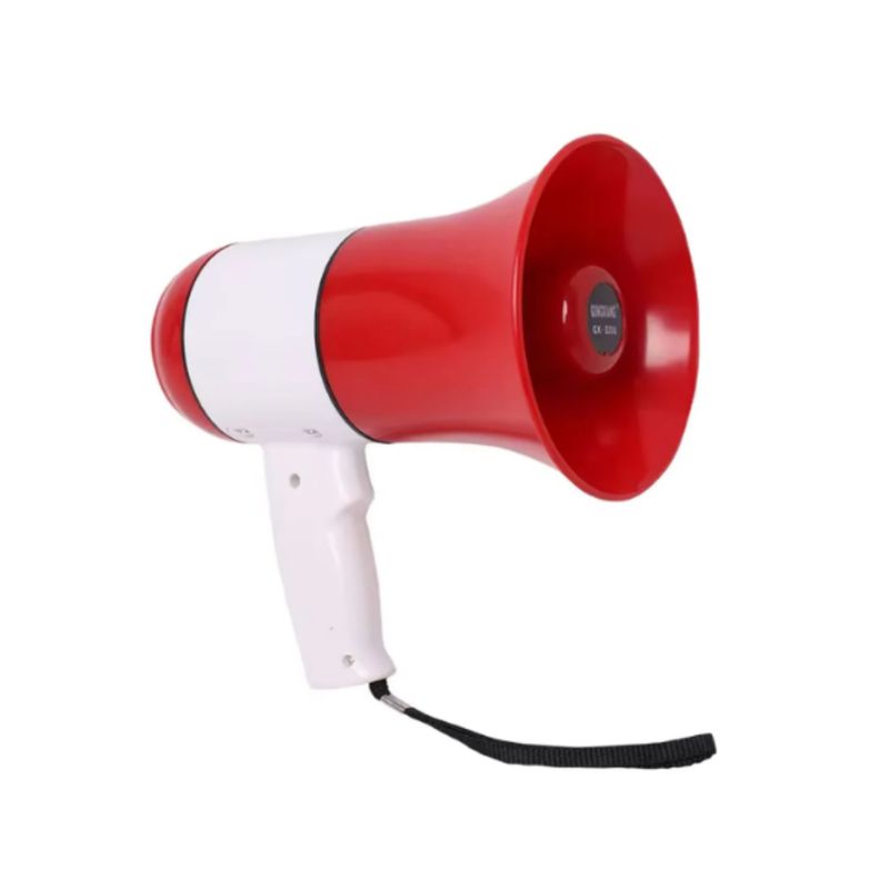 GENERICO - MEGAFONO ROJO RECARGABLE