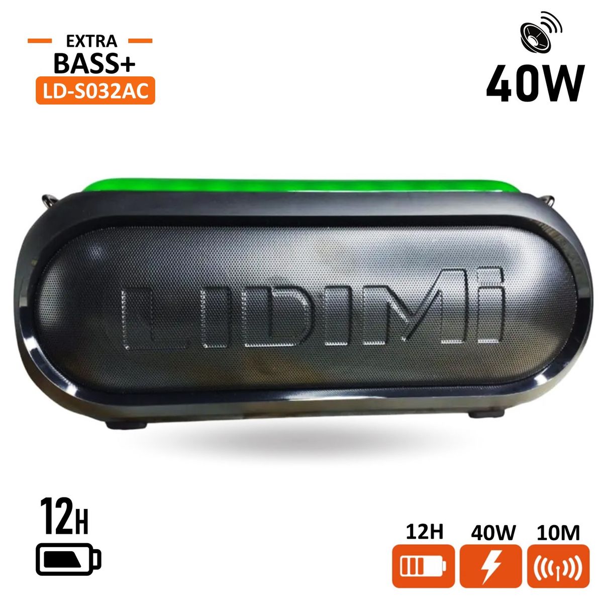 LIDIMI - Parlante Portátil Lidimi LD-S032AC BT TWS FM USB 220V