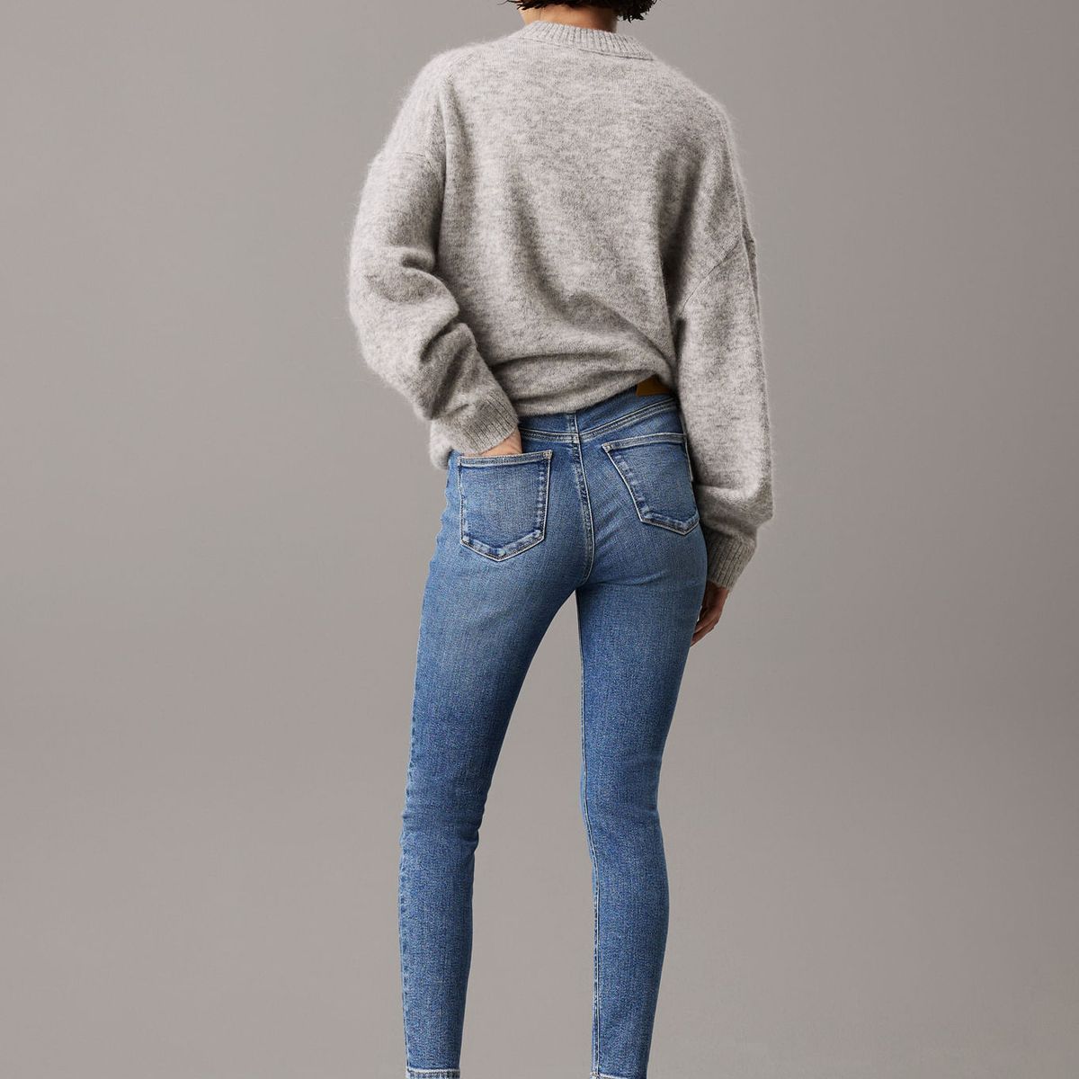 CALVIN KLEIN - JEAN HIGH RISE SUPER SKINNY ANKLE