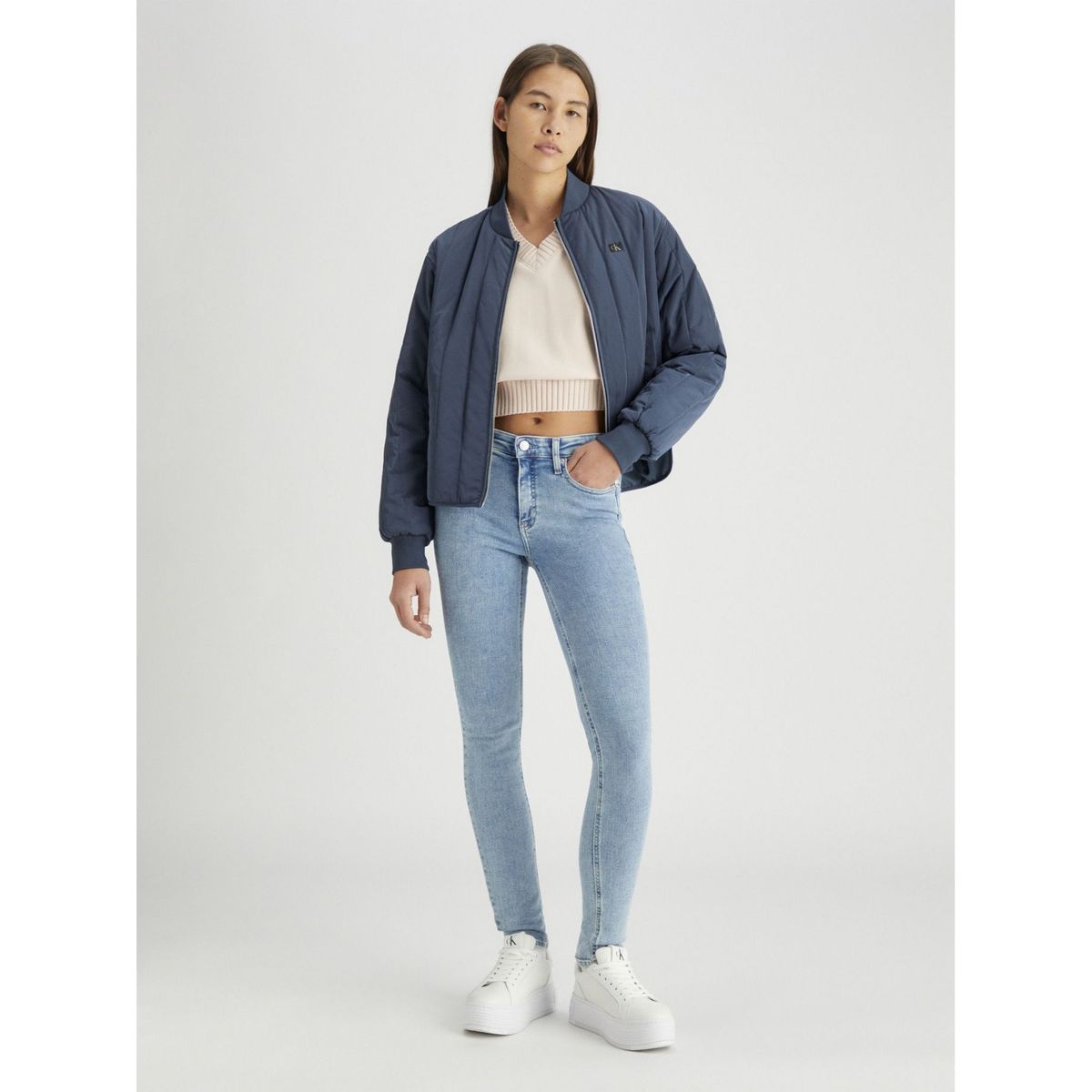 CALVIN KLEIN - JEAN MID RISE SKINNY