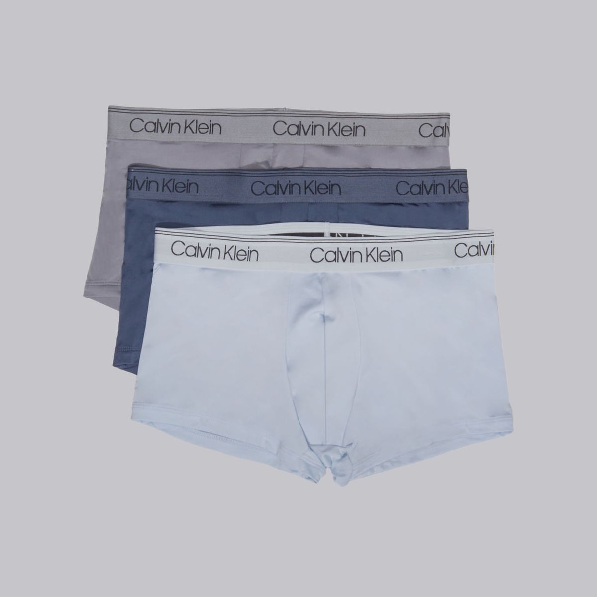 CALVIN KLEIN - 3 PACK NEW MICROFIBER STRETCH - LOW RISE TRUNK
