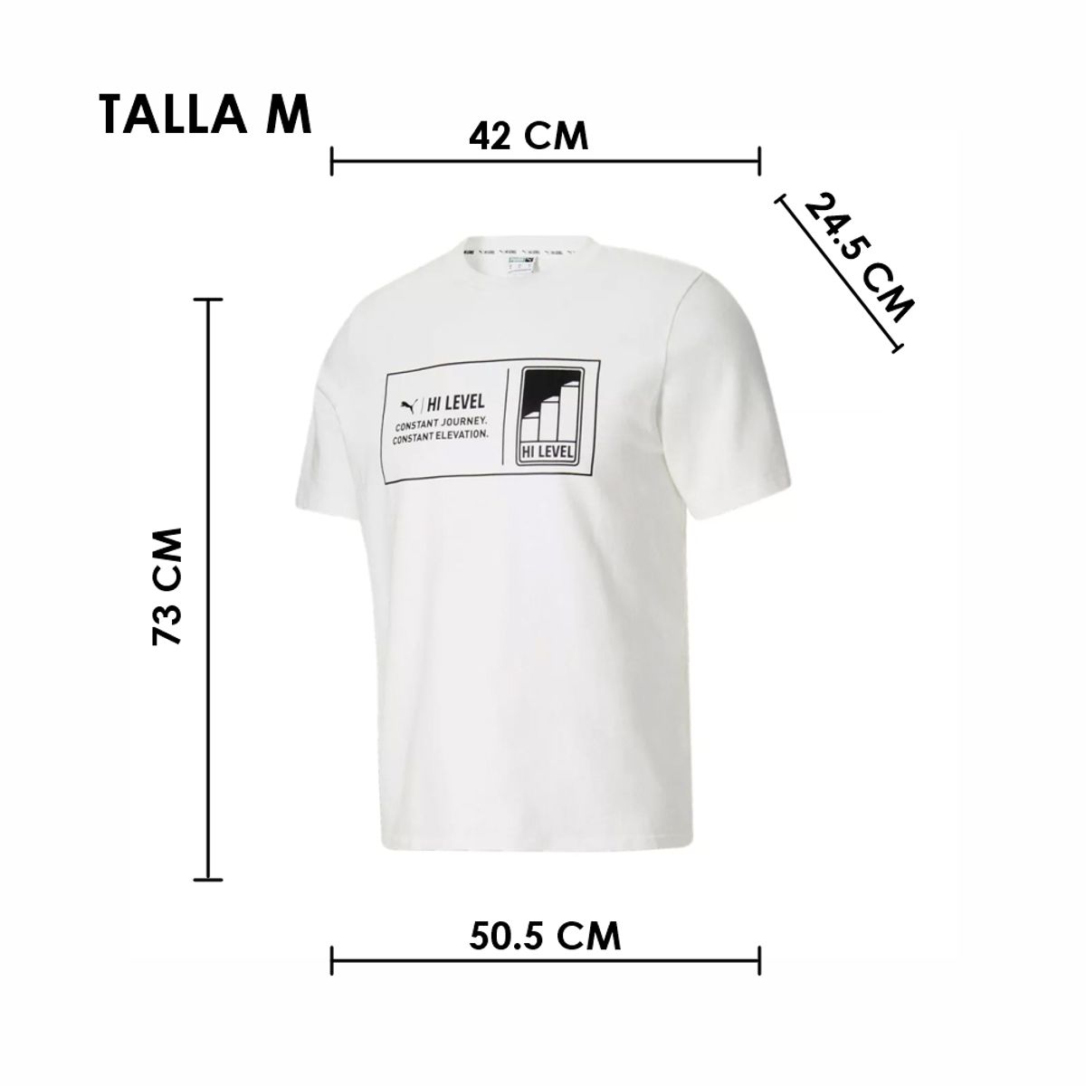 PUMA - Polo Puma Cordae Crew Neck Short Hombre Talla M