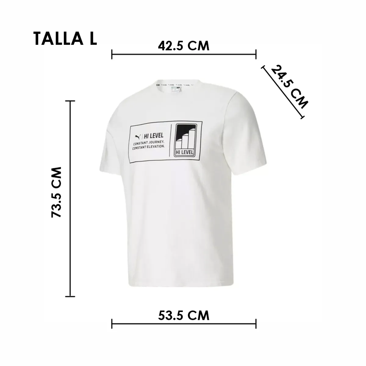 PUMA - Polo Puma Cordae Crew Neck Short Hombre Talla L