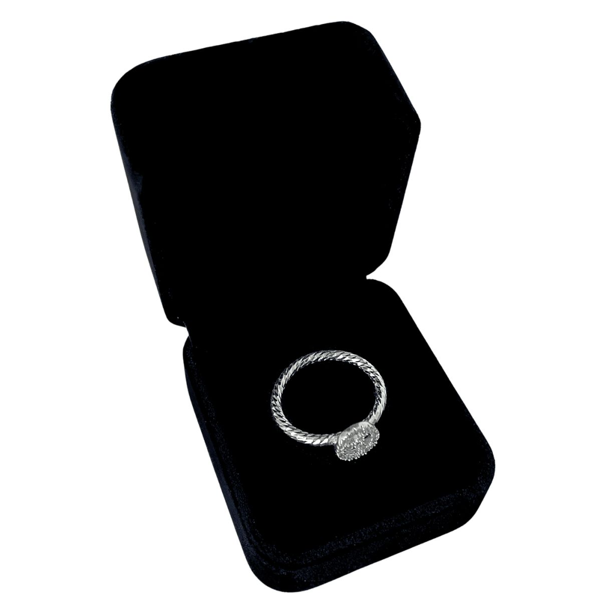 GENERICO - Anillo Mujer Símbolo De La Paz Regalo Cumpleaños Plata 925