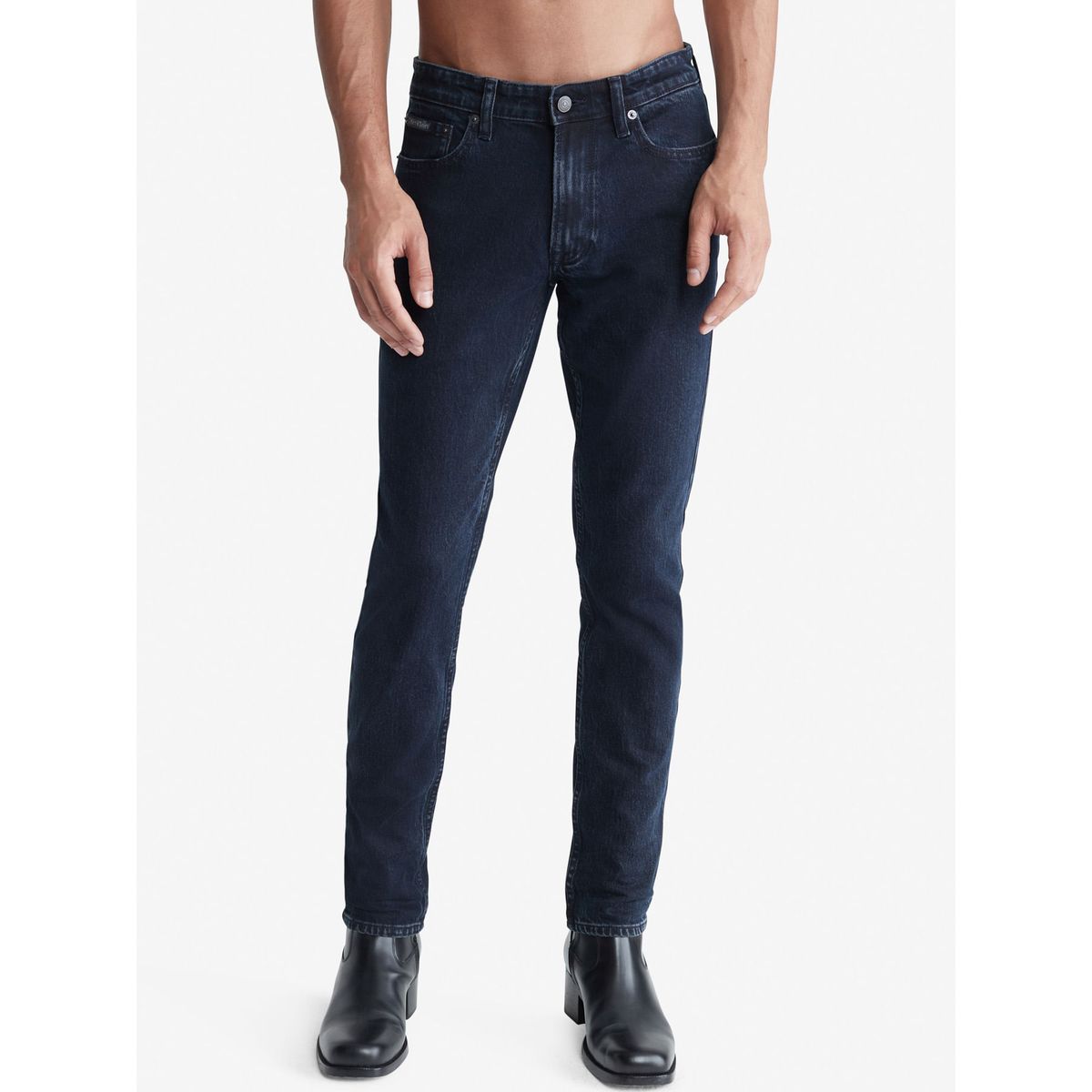 CALVIN KLEIN - JEAN SLIM BLUE BLACK STONE JEAN