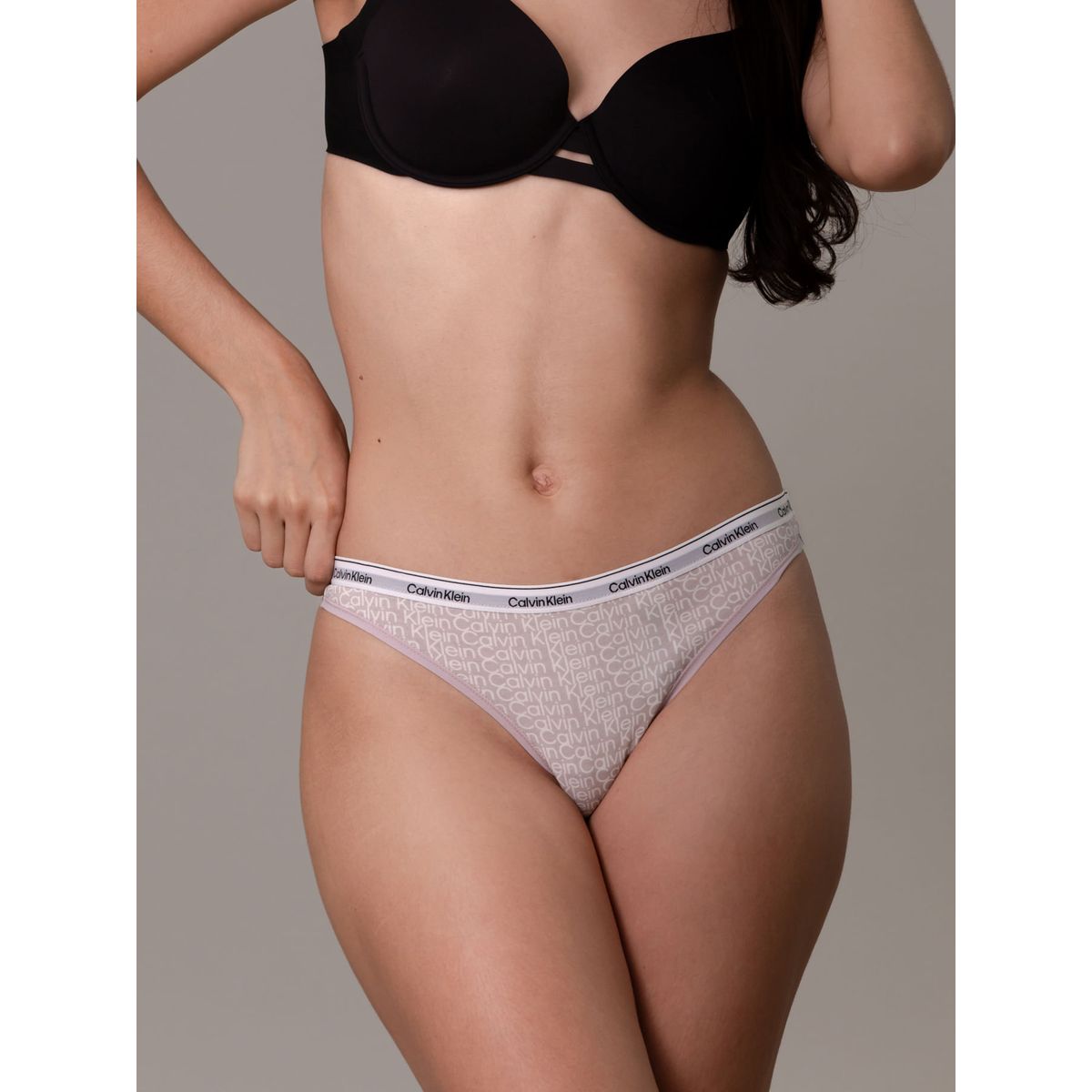 CALVIN KLEIN - PANTY TABLE MODERN LOGO (MPP) - THONG (LOW RISE)