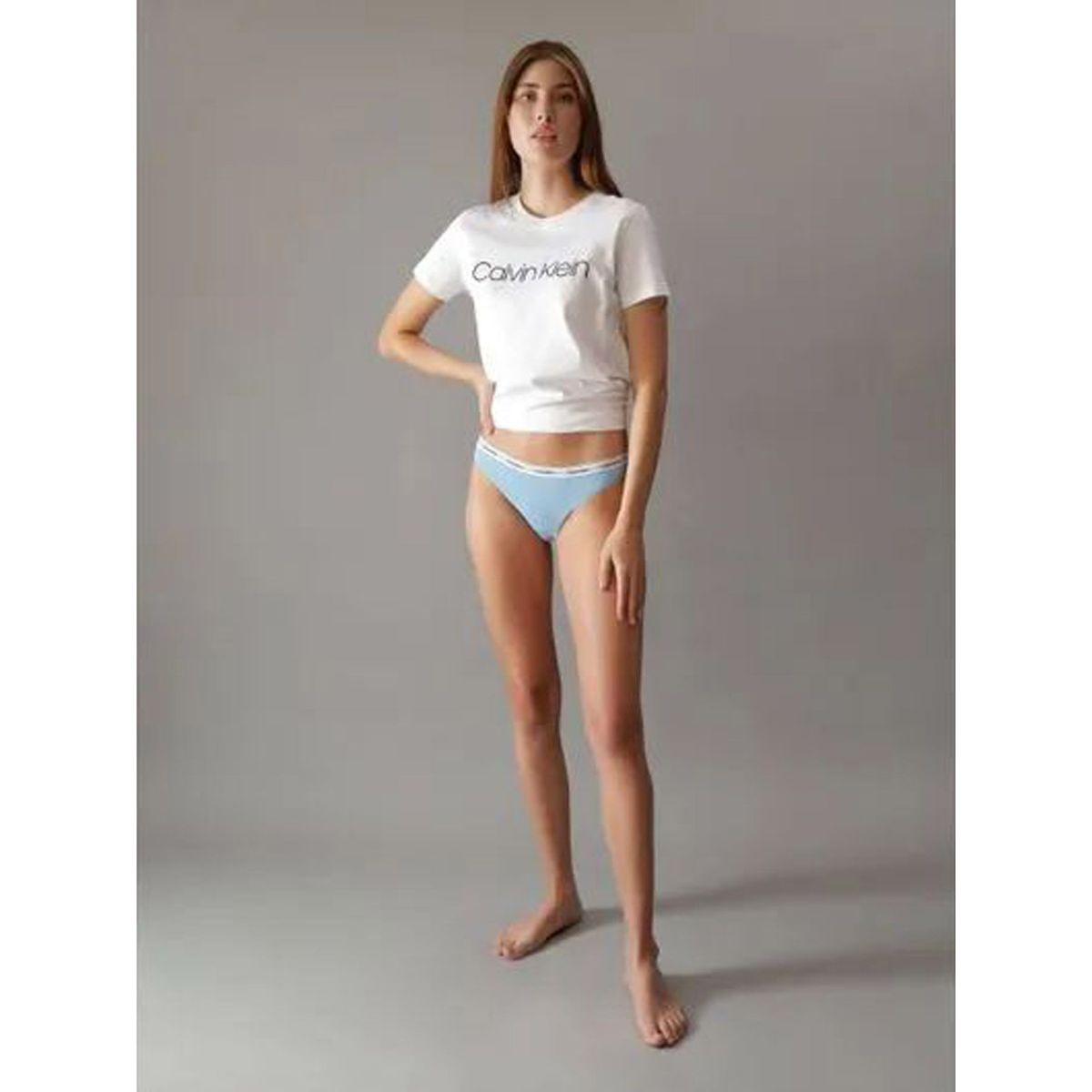 CALVIN KLEIN - PANTY TABLE MODERN LOGO (MPP) - THONG (LOW RISE)