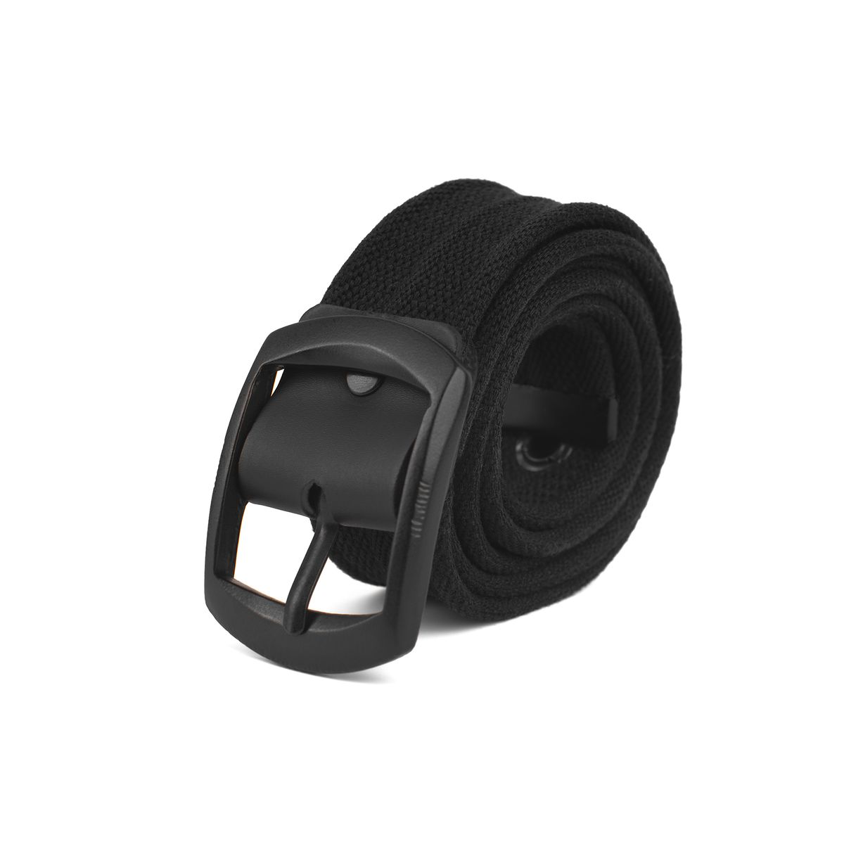 GENERICO - CORREA NEGRA CON HEBILLA PUENTE