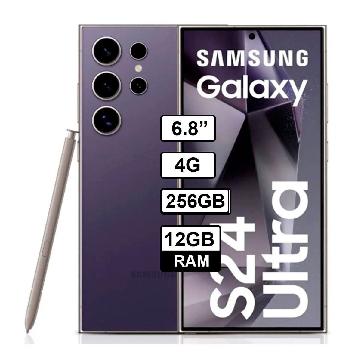 SAMSUNG - Samsung Galaxy S24 Ultra 256GB 12GB Color Morado