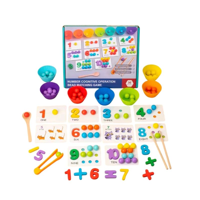 GENERICO - Juego de operaciones numéricas y clasificación Montessori