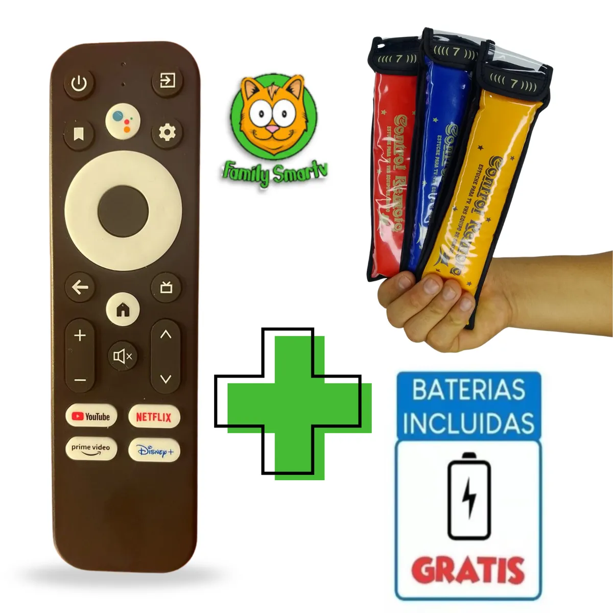 GENERICO - Control Remoto Generico Tv Box Android 4k WINBOX + Funda