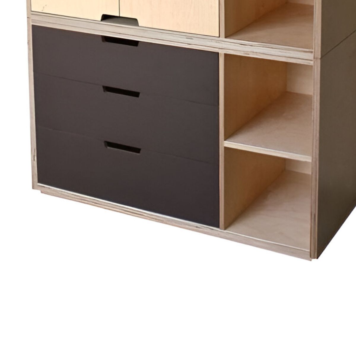 HOGAR & SPACIOS - HYS ROPERO 2 PUERTAS DOO ROSA PALO