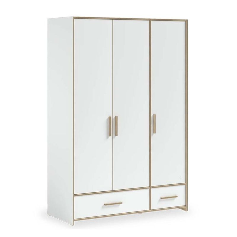 HOGAR & SPACIOS - HYS ROPERO 3 PUERTAS SID BLANCO